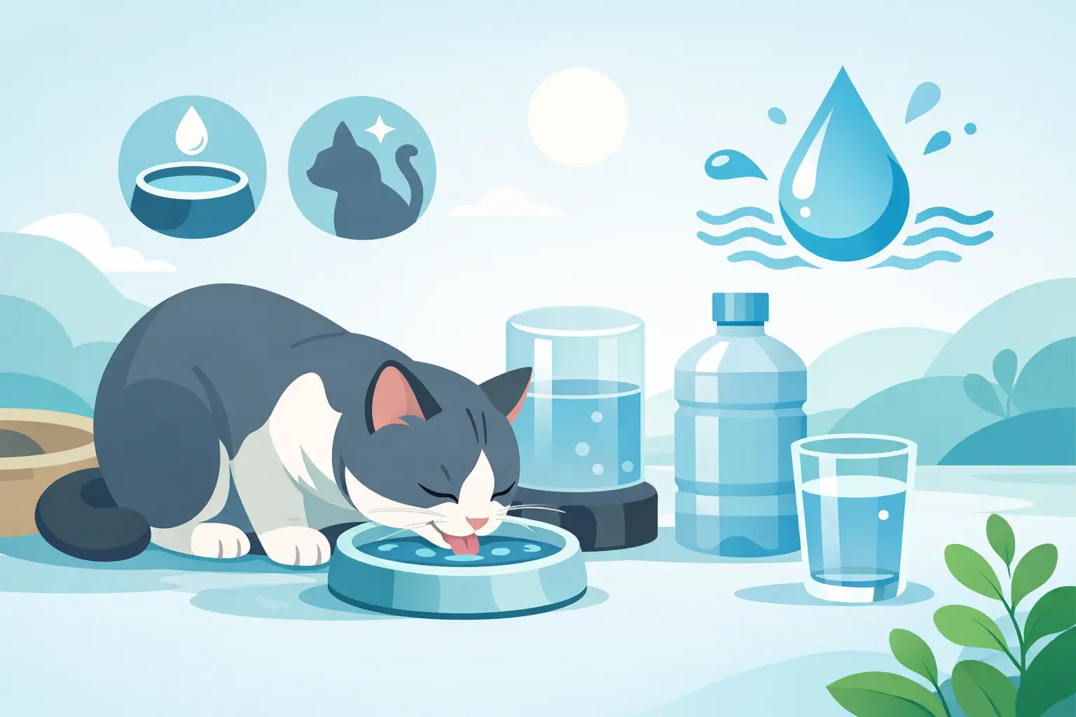 Wie viel Wasser braucht eine Katze?