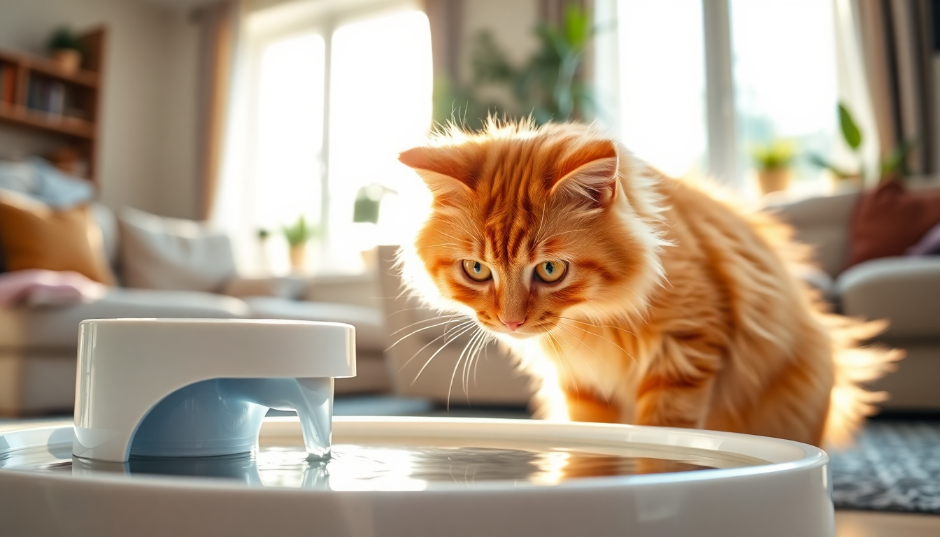 Warum Katzen fließendes Wasser lieben